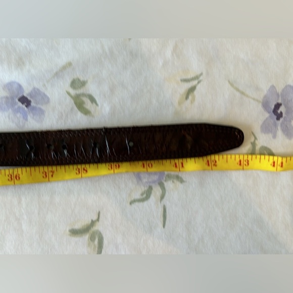 Vintage Genuine Eel Skin Belt - Picture 12 of 13